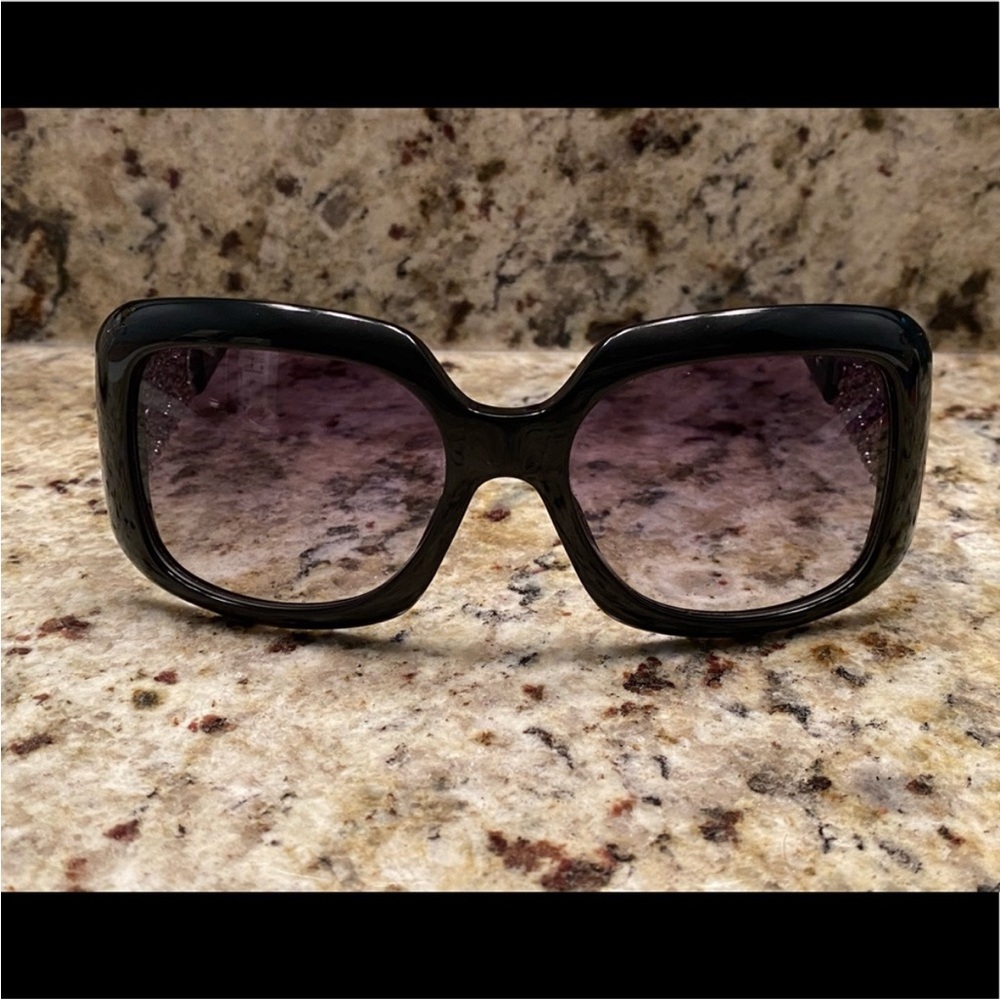 Christian Dior Delicacy Crystal Black Sunglasses Limited Edition RARE Vintage - Picture 4 of 9